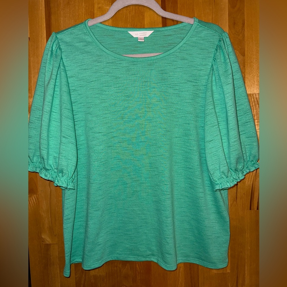 LC Lauren Conrad Teal Blouse